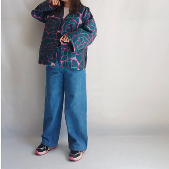 مانتو ژاکارد وارداتی فلوریا