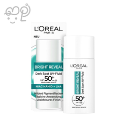 ضدآفتاب لورآل برایت ریویل SPF 50+ مخصوص لک‌های تیره L'Oréal Paris Bright Reveal Dark Spot UV Fluid SPF 50+