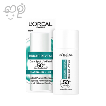 ضدآفتاب لورآل برایت ریویل SPF 50+ مخصوص لک‌های تیره L'Oréal Paris Bright Reveal Dark Spot UV Fluid SPF 50+