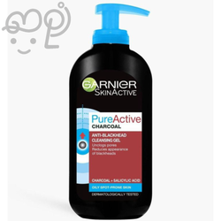 ژل شست‌وشو ضد جوش سر سیاه گارنیر PureActive Charcoal Anti-Blackhead Cleansing Gel