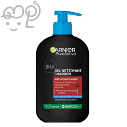 ژل شست‌وشو زغالی گارنیرPureActive BHA Gel Nettoyant Charbon