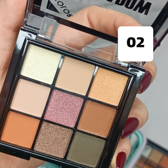 پالت سایه چشم 9 رنگ کد2