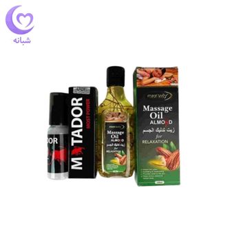 پک کرم ماتادور و روغن ماساژ مکس لیدی در 5 رایحه متنوع