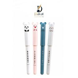 خودکار پاک کن دار طرح حیوانات بسته 4 عددی