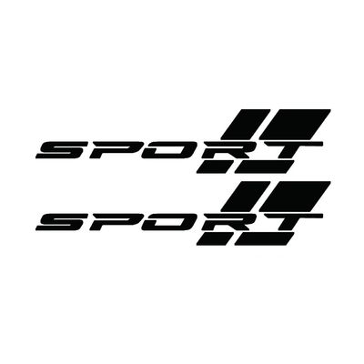 برچسب بدنه خودرو شیپرس طرح SPORT کد Ss005M بسته دو عددی