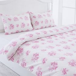 سرویس ملحفه انگلیش هوم مدل Village Rose دو نفره 3 تکه