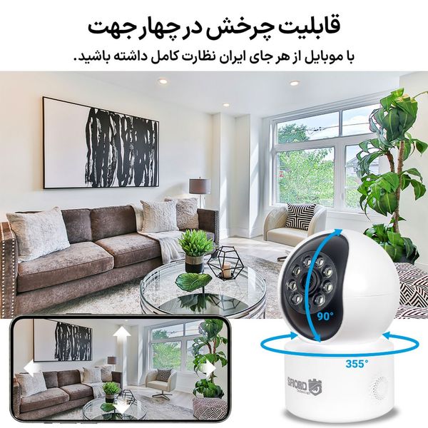 دوربین مداربسته تحت شبکه اسفیورد مدل SZM120N