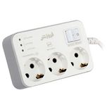 محافظ ولتاژ فروزش مدل سه خانه ارت دار کد 1/8 FR300