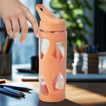 قمقمه مدل نی دار کاور 5 ضلعی گنجایش 0.5 لیتر