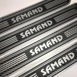 برچسب بدنه خودرو مهدیار مدل کربن کد sp112 مناسب سمند بسته 4 عددی*423