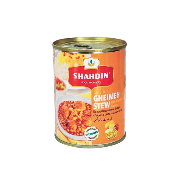 کنسرو خورشت قیمه و سیب زمینی با سویا شهدین - 370 گرم بسته 12 عددی