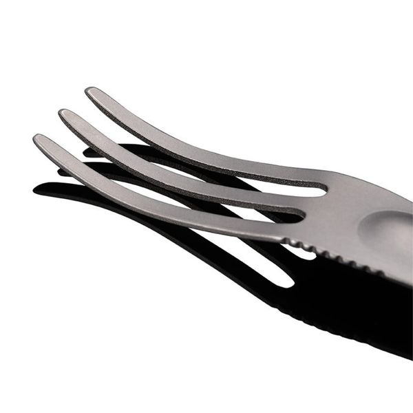 قاشق و چنگال سفری نکس تول مدل Titanium Tableware