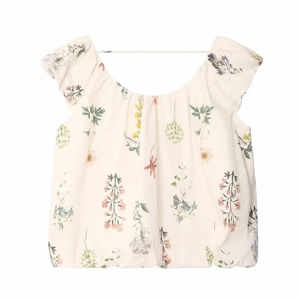 بلوز آستین کوتاه یقه گرد زنانه مدل MDS-K-CH6169