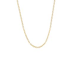 زنجیر طلا 18 عیار زنانه گالری طلا مریم اکرمی مدل نازک