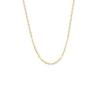 زنجیر طلا 18 عیار زنانه گالری طلا مریم اکرمی مدل نازک