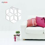 آینه پلکسی گلس دکو وسنا مدل P2007 دوازده تکه