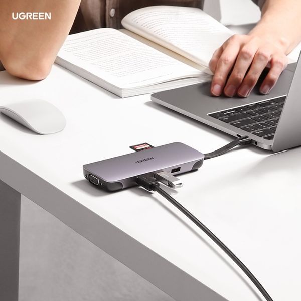 هاب 9 پورت USB-C یوگرین مدل 70409 (گارانتی 24ماهه آونگ)