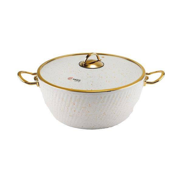 سرویس قابلمه و تابه گرانیت 16 پارچه ام جی اس مدل ماینز کد 002