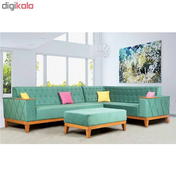 مبل راحتی 6 نفره شاهان دکور مدل DIBA2 کد 221