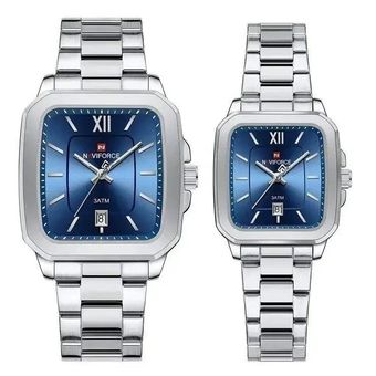 ست ساعت مچی عقربه‌ای زنانه و مردانه نیوی فورس مدل NF9239SBES