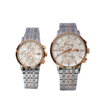 ست ساعت مچی عقربه ای زنانه و مردانه
 کوبل مدل کرنوگراف