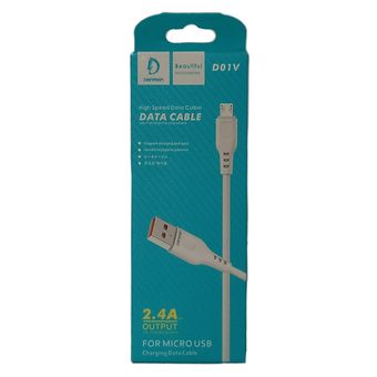 کابل تبدیل USB به microUSB دنمن مدل D01V طول 1 متر