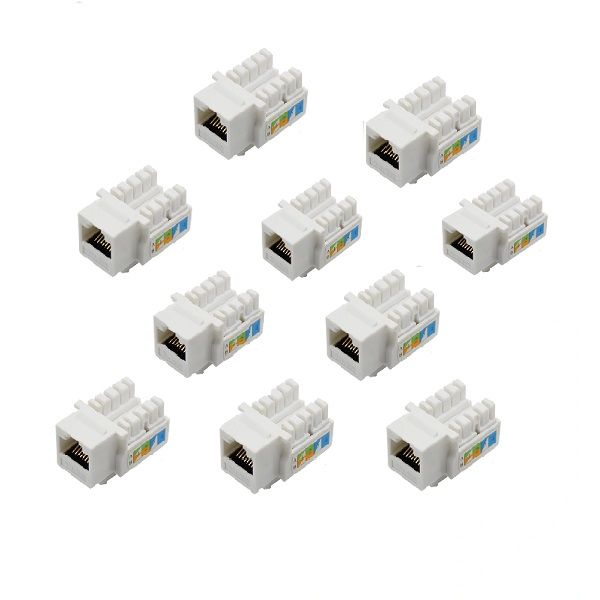 کیستون شبکه  Cat5 UTP  مدل D15K بسته 10 عددی