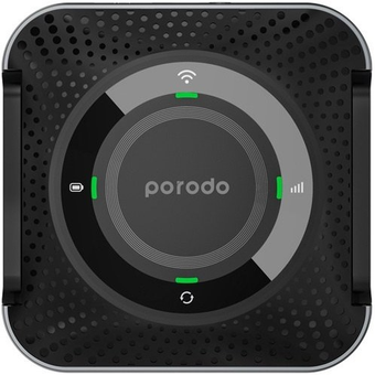 مودم پرودو قابل حمل CPE MiFi 3G/4G روتر بی سیم 4000mAh - مشکی
