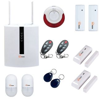 پکیج کامل دزدگیر اماکن مکسرون صنعتی مدل MX-BA-PAN-03