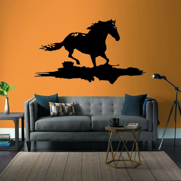 استیکر مدل چوبی طرح اسب کد S64