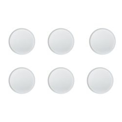 بشقاب غذاخوری زی مدل فرم اس 24 سفید درجه 3 بسته شش عددی