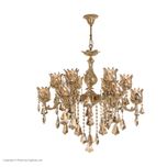 لوستر 12 شعله شاهان تک کد B/8053