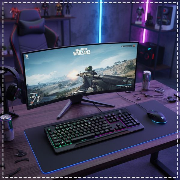 کیبورد پی های تک مدل RGB x260 Professional