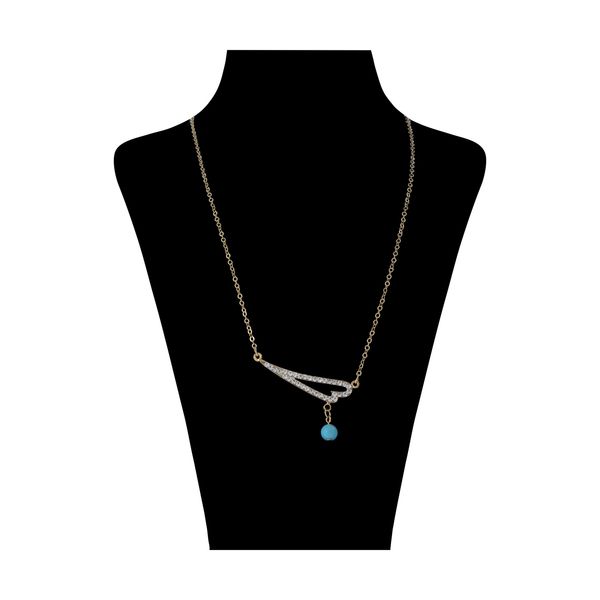 گردنبند زنانه مدل پر کد 01