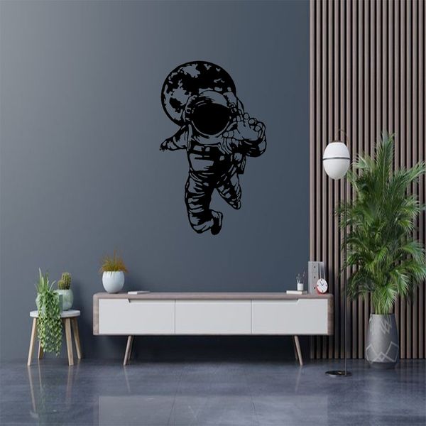 استیکر مدل چوبی طرح فضانورد کد S35