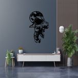 استیکر مدل چوبی طرح فضانورد کد S35