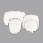 سرویس غذاخوری 27 پارچه 6 نفر چینی زرین ایران مدل کواترو ریوا درجه عالی