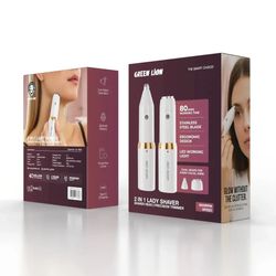 ماشین اصلاح دوکاره بانوان گرین لاین مدل GNTM60 ظرفیت شارژی
