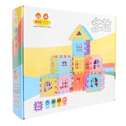 اسباب بازی ساختنی بلوک های خانه سازی 60 قطعه برند رد تویز