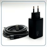 شارژر دیواری 65 وات وونک مدل PD-65W به همراه کابل دو متری USB-C