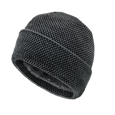 کلاه بافتنی مدل داخل خز شطرنجی