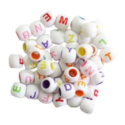 مهره دستبند مدل حروف انگلیسی بیضی