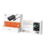 مبدل برق و اینورتر فندکی و چند راهی برق خودرو بیوا مدل NBQ-101 ظرفیت 200 وات