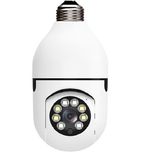 دوربین بیسیم مداربسته تحت شبکه مدل v380 با کیفیت Full HD 1080، لنز 2 مگاپیکسل، چرخش 360 درجه افقی و 90 درجه عمودی، دید در شب تا