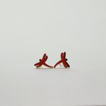 گوشواره زنانه مدل میخی طرح سنجاقک