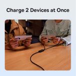 کابل تبدیل 1 به 2 USB-C باسئوس One For Two طول 1.5 متر