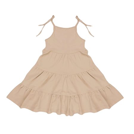 پیراهن بدون آستین یقه گرد دخترانه مدل MDSS-CH2396