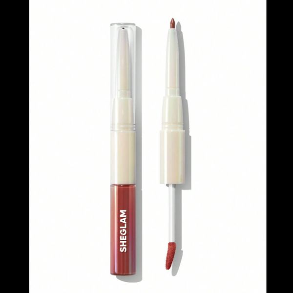 خط لب و لیپ گلاس دوطرفه شیگلم LIP RULES LINER & GLOSS PEN SHEGLAM