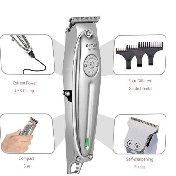 ماشین اصلاح موی صورت شارژی کیمی مدل KM-1949