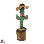 اسباب بازی ناب سل مدل کاکتوس سخنگو موزیکال رقصنده شارژی چراغدار طرح کلاه دار